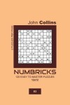 Book cover for Numbricks - 120 Easy To Master Puzzles 12x12 - 3