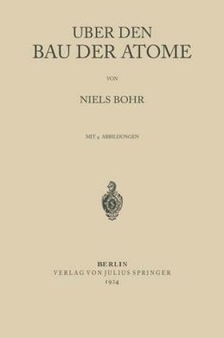 Cover of Über den Bau der Atome