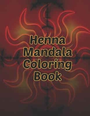 Book cover for Henna Mandala Coloring Book