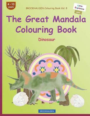 Book cover for BROCKHAUSEN Colouring Book Vol. 8 - The Great Mandala Colouring Book