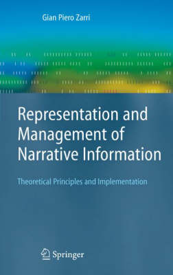 Book cover for Representation and Management of Narrative Information