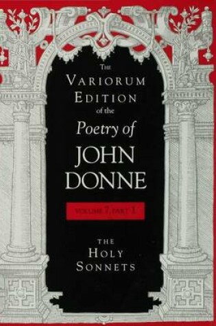 Cover of The Variorum Edition of the Poetry of John Donne