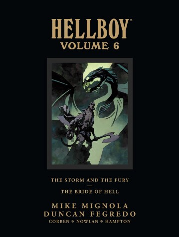 Book cover for Hellboy Library Edition Volume 6: The Storm and the Fury and The Bride of Hell