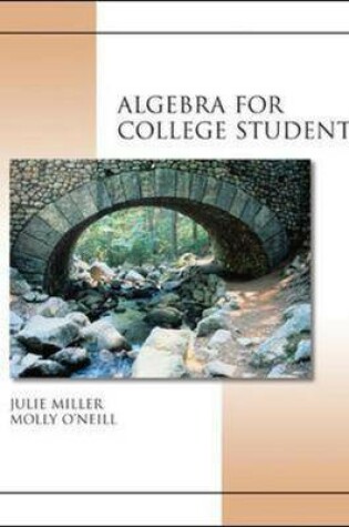 Cover of Algebra for College Students with Mathzone