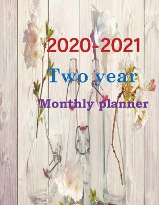 Book cover for 2020 - 2021 two year planner