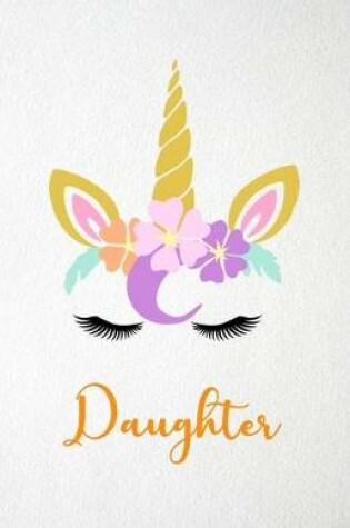 Cover of Daughter A5 Lined Notebook 110 Pages