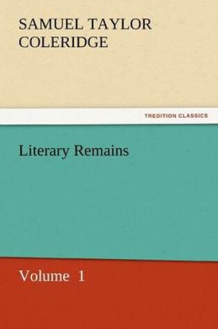 Cover of Literary Remains