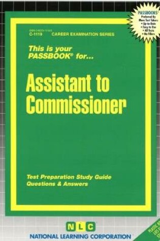 Cover of Assistant to Commissioner