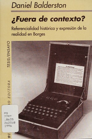Cover of Fuera de Contexto ?