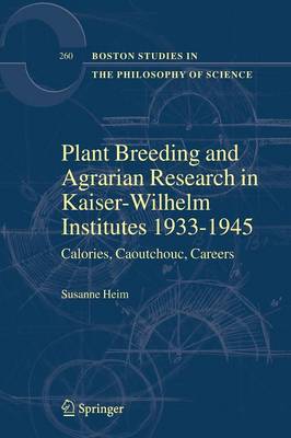 Cover of Plant Breeding and Agrarian Research in Kaiser-Wilhelm-Institutes 1933-1945