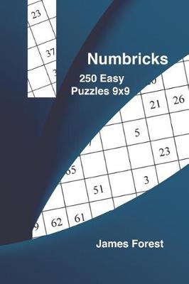 Book cover for 250 Numbricks 9x9 easy puzzles