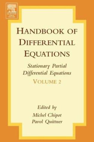 Cover of Handbook of Differential Equations: Stationary Partial Differential Equations: Stationary Partial Differential Equations