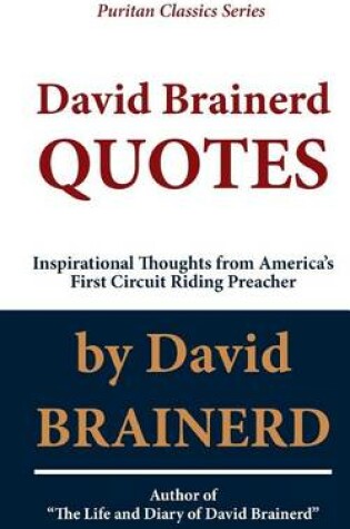 Cover of David Brainerd QUOTES