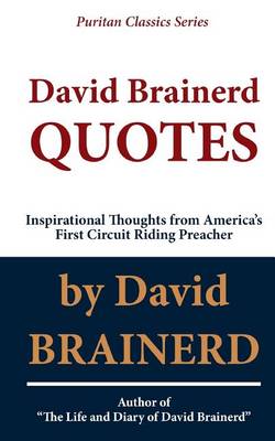 Book cover for David Brainerd QUOTES