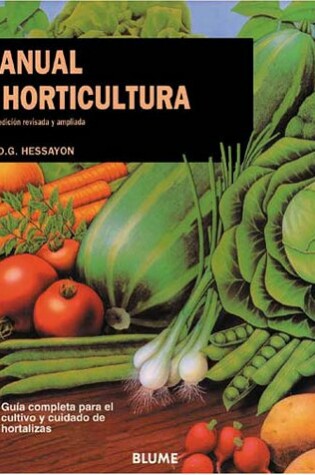 Cover of Manual de Horticultura