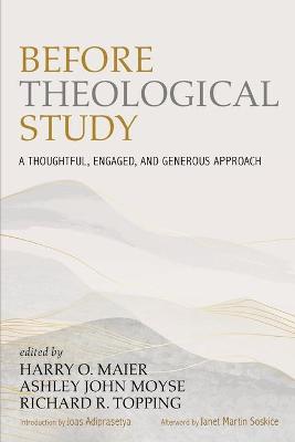 Cover of Before Theological Study