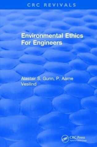 Cover of Environmental Ethics For Engineers