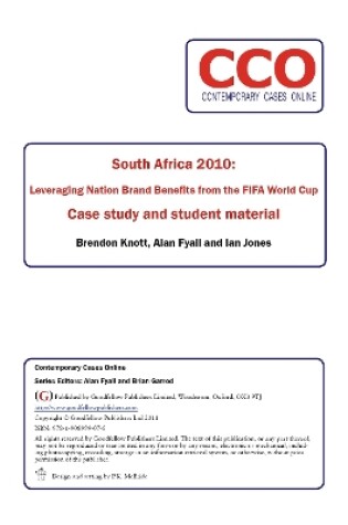 Cover of South Africa 2010: Leveraging Nation Brand Benefits from the FIFA World Cup