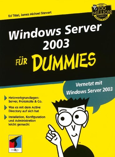 Book cover for Windows Server 2003 Fur Dummies