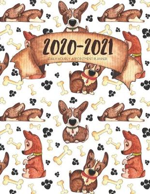 Book cover for Daily Planner 2020-2021 Watercolor Dogs 15 Months Gratitude Hourly Appointment Calendar