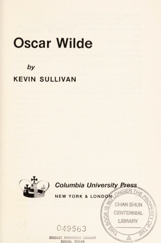 Cover of Oscar Wilde