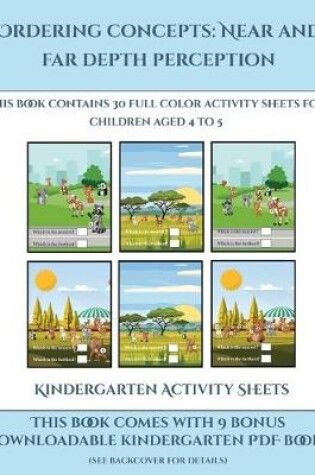 Cover of Kindergarten Activity Sheets (Ordering concepts near and far depth perception)