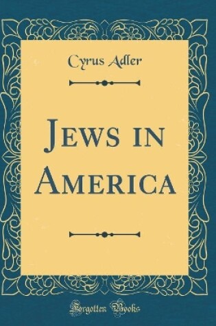 Cover of Jews in America (Classic Reprint)