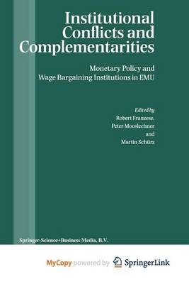 Cover of Institutional Conflicts and Complementarities