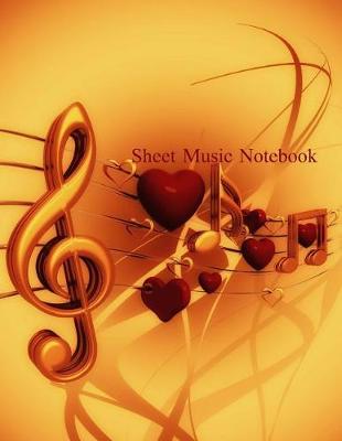 Book cover for Sheet Music Notebook