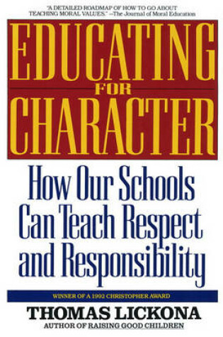 Cover of Educating for Character