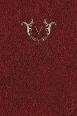 Cover of Monogram "v" Grid Notebook