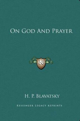 Cover of On God and Prayer