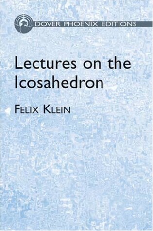 Cover of Lectures on the Icosahedron