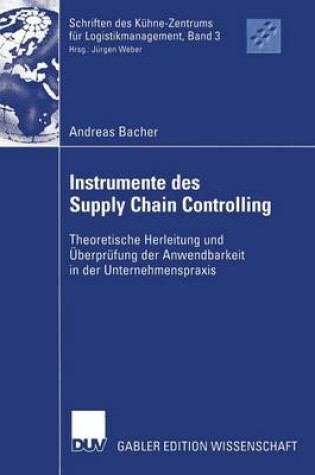 Cover of Instrumente des Supply Chain Controlling