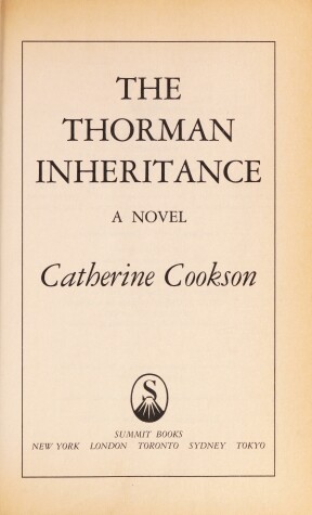 Book cover for The Thorman Inheritance