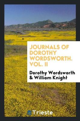 Book cover for Journals. Edited by William Knight