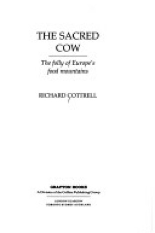 Cover of The Sacred Cow