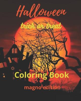 Book cover for Halloween Trick or Treat Coloring Book