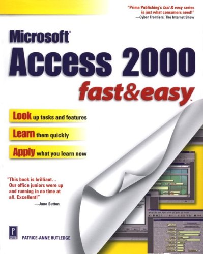 Book cover for Access 2000 Fast and Easy