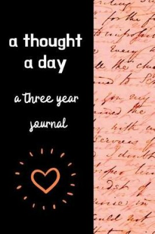 Cover of A Thought A Day A Three Year Journal