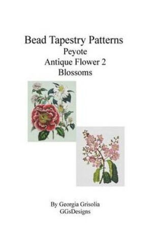 Cover of Bead Tapestry Patterns Peyote Antique Flower 2 Blossoms