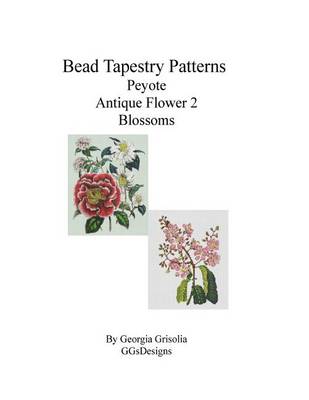 Book cover for Bead Tapestry Patterns Peyote Antique Flower 2 Blossoms