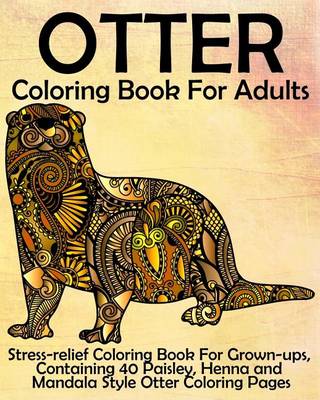 Book cover for Otter Coloring Book for Adults