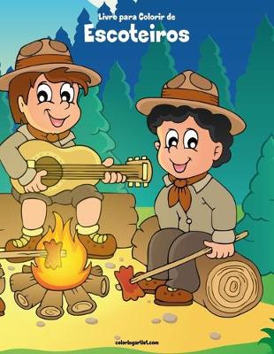 Cover of Livro para Colorir de Escoteiros