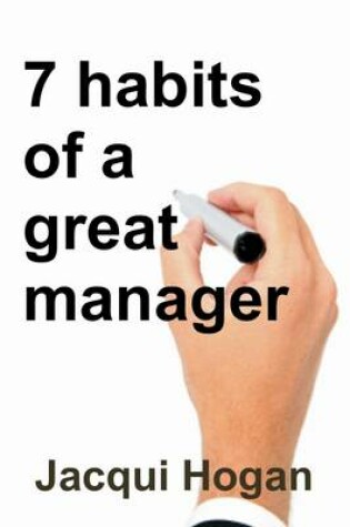Cover of 7 Habits of a Great Manager