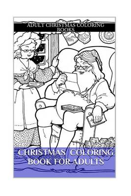 Book cover for Christmas Coloring Book for Adults