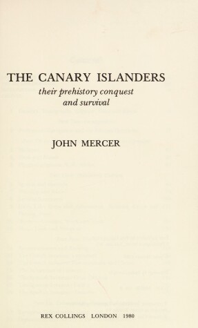 Book cover for Canary Islanders