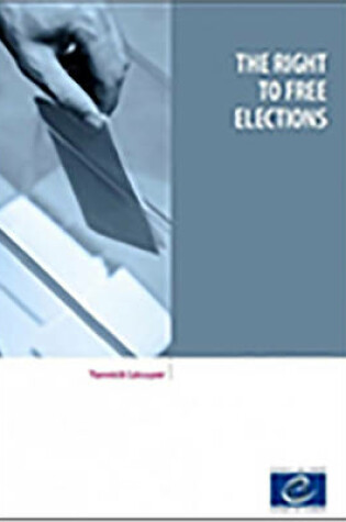 Cover of The right to free elections