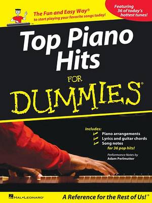 Cover of Top Piano Hits for Dummies