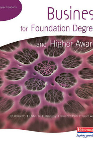 Cover of Business for Foundation Degrees and Higher Awards